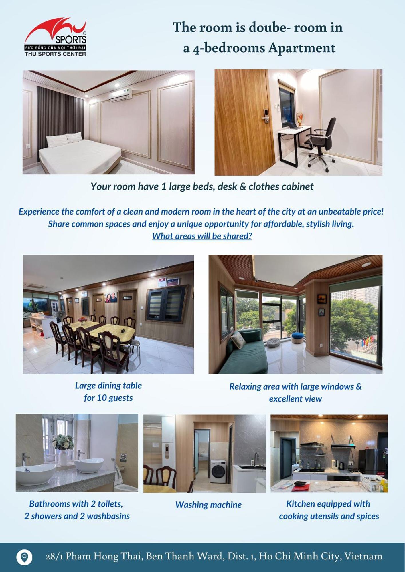 Thu'S Apartment Near Ben Thanh Market Ho Chi Minh City Bagian luar foto